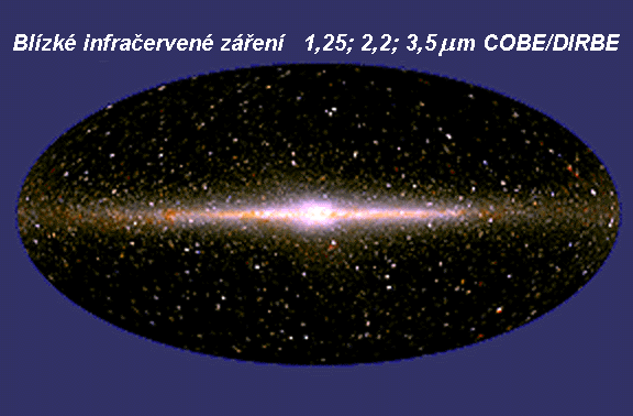 Celý snímek Galaxie v tomto spektru. Snímek