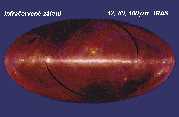 Celý snímek Galaxie v tomto spektru. Snímek