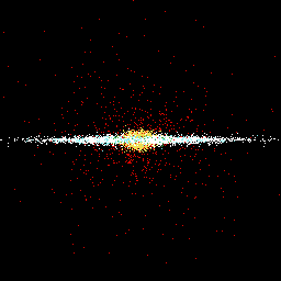 Simulovaná Galaxie Simulace