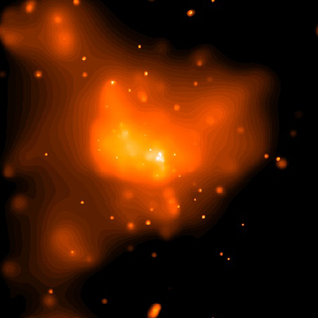 Zbytky supernovy Sgr A East. Zbytek supernovy