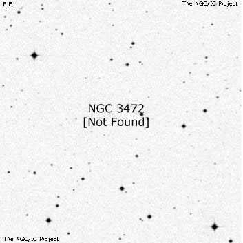 Negativní snímek oblohy NGC 3472