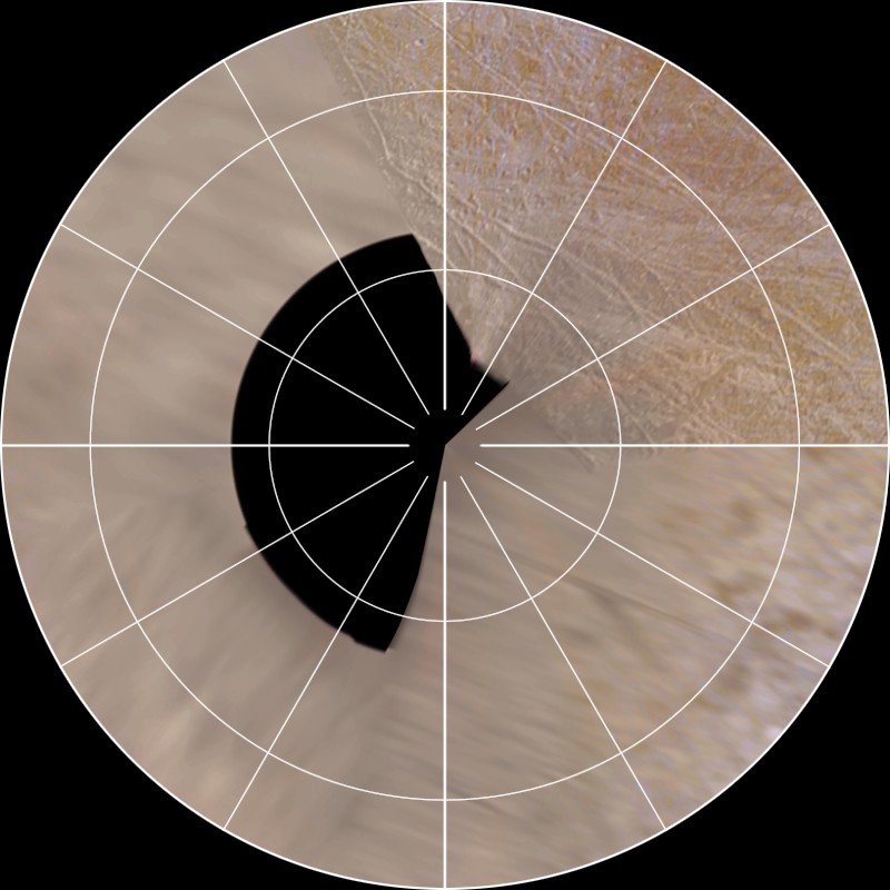 Mapa Europy - čtyřúhelník 1